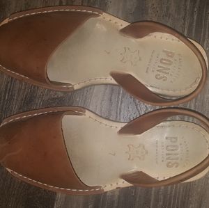 Pons avarcas sandals, brown